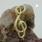 Vedhæng 16x7mm nøgle blank 14K GULD