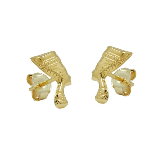 Ørestikker 10x6mm Nefertiti ShiK 9K GULD