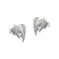 Ørestik 8x5mm Cubic Zirconia 14K Hvidguld