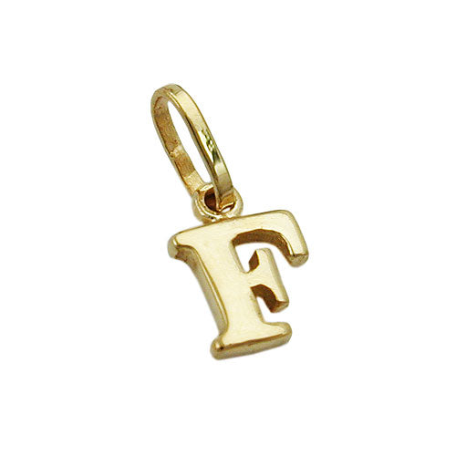 Vedhæng 8x5,5mm Bogstav Blank 9K GULD