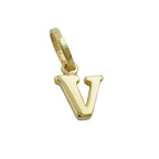 Pendel 8x6mm Letter V Blank 9K GULD