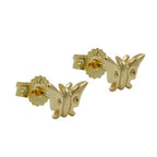 Ørestikker 5x7mm Butterfly Shiny 9K GULD