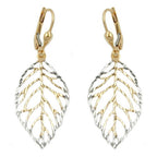 Leverback 45x16mm Sheet Openwork 9K GOLD
