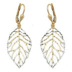 Leverback 45x16mm Sheet Openwork 9K GOLD