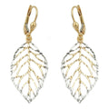 Leverback 45x16mm Sheet Openwork 9K GOLD