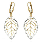 Leverback 45x16mm Sheet Openwork 9K GOLD