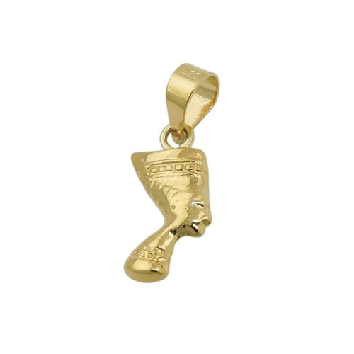 Vedhæng 11x6mm Nefertiti skinnende 9K GULD