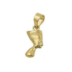 Vedhæng 11x6mm Nefertiti skinnende 9K GULD