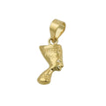 Vedhæng 11x6mm Nefertiti skinnende 9K GULD