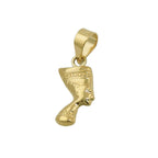 Vedhæng 11x6mm Nefertiti skinnende 9K GULD