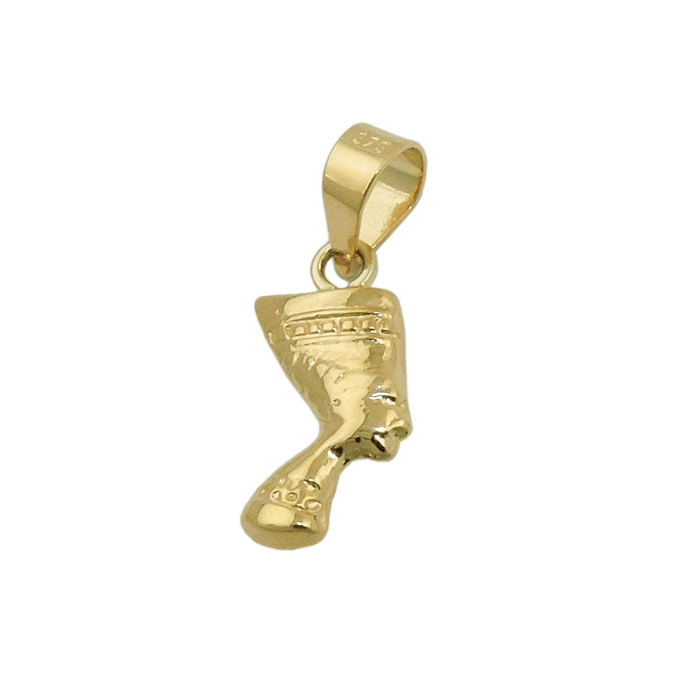 Vedhæng 11x6mm Nefertiti skinnende 9K GULD