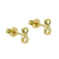 Ørestikker 6x3mm Infinity Shiny GOLD 18K