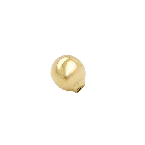 Piercing Ball 5mm reservedel skinnende 9K GOLD