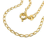 Armbånd 2 mm bredt rustning skinnende 9K GULD