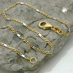 Armbånd 14mm webrustning bicolor 14K GULD