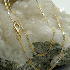Armbånd 14mm webrustning bicolor 14K GULD