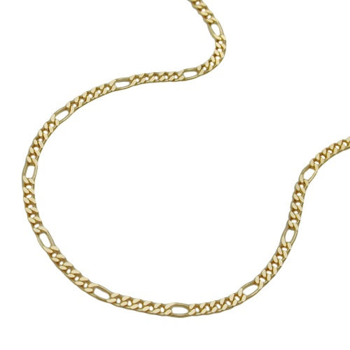 Kæde 1,6 mm Figaro Kæde 9 KT GULD