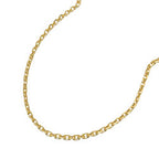 Armbånd 1,3 mm ankerkæde diamant 14k GULD