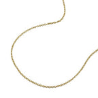 Kæde 0,7 mm tynd ankerkæde 9K GOLD