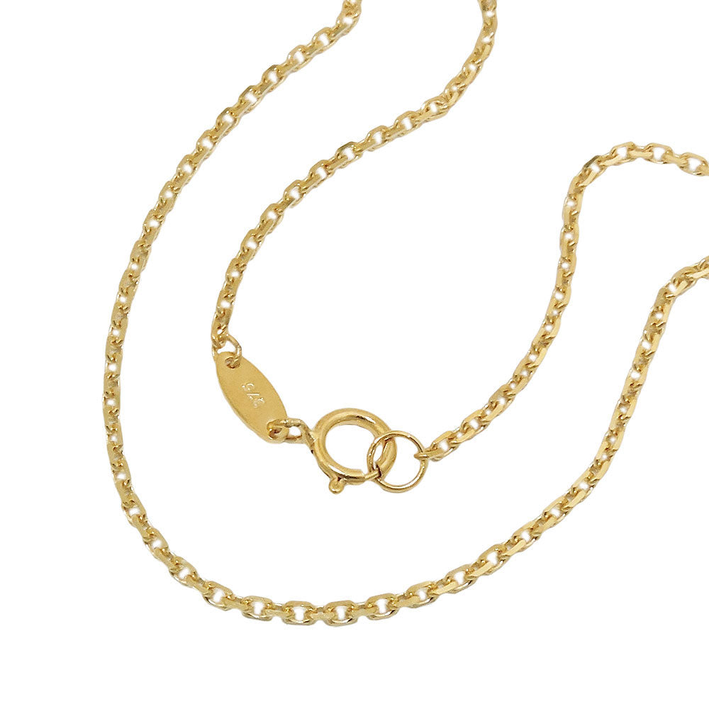 Kæde 1,3 mm Ankerkæde 9Kt GULD 45 cm