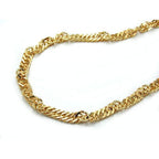 Armbånd 1,8 mm Singapore Kæde 8Kt GULD 19 cm