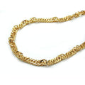 Armbånd 1,8 mm Singapore Kæde 8Kt GULD 19 cm