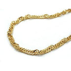 Armbånd 1,8 mm Singapore Kæde 8Kt GULD 19 cm