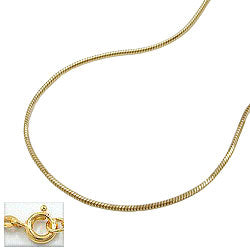 Kæde 0,7 mm Snake 5-pt. 14Kt GULD