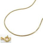Kæde 0,8 mm Snake 5-pt. 9Kt GULD