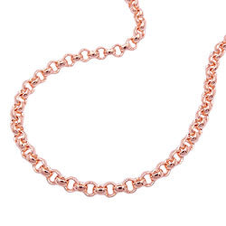 Armbånd 2,5 mm ærtekæde 14K rosaguld