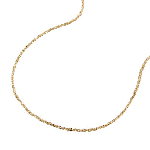 Kæde 0,6 mm Fantasy Mønster Twisted 14Kt GULD