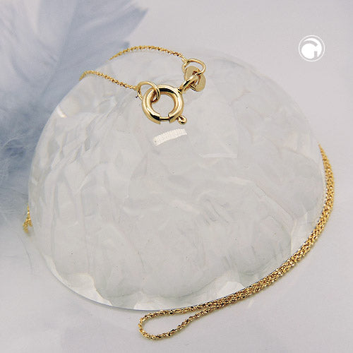 Kæde 0,6 mm Fantasy Mønster Twisted 14Kt GULD