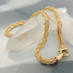 Armbånd 3mm Fantasy 9Kt GULD