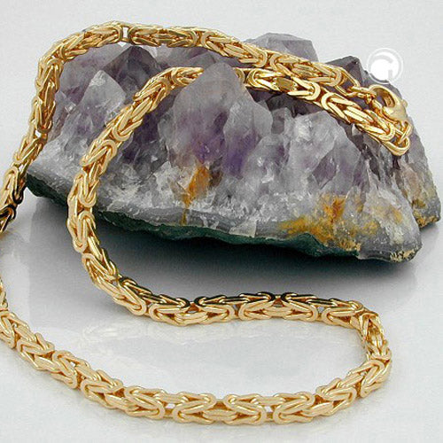 King's Chain 2,5x2,5mm 14K GULD 50cm