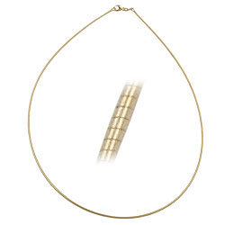 Kæde 0,8 mm rund kæde 9 karat guld