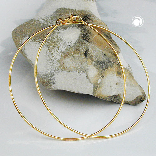 Kæde 0,8 mm rund kæde 9 karat guld