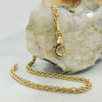 Armbånd 2,3 mm kabelkæde 9 kt GULD 19 cm