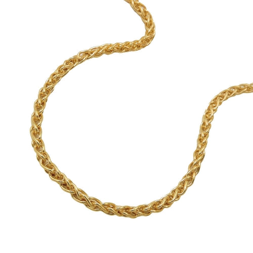 Armbånd 2,3 mm kabelkæde 9 kt GULD 19 cm