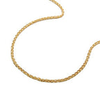 Kæde 1,1 mm Kabelkæde 9K GULD 45 cm
