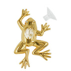 Suncatcher 87x48mm frø med glassten