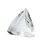 Vinduesdekoration 50x49mm Pendul Suncatcher facetteret trekant med kuppel