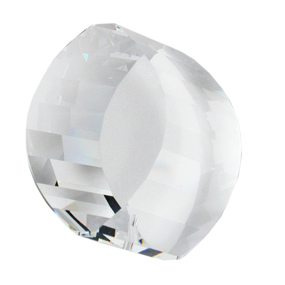 Vinduesdekoration 50x45mm Pendelsolfanger facetteret glas skrå cirkulær cylinder