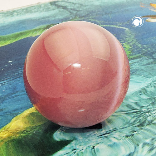 Kugle 52mm Pink Glas med Hyperion