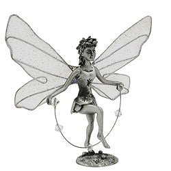 Borddekoration 65mm tinfigur alf med sjippetov Corinn