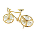 Borddekoration racercykel med 6 glassten