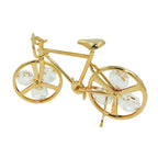 Borddekoration racercykel med 6 glassten