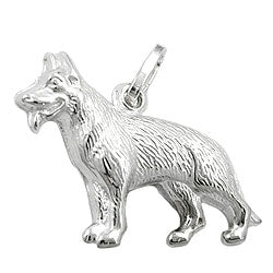 Vedhæng 14x20mm Shepherd Shiny Silver 925