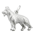 Vedhæng 14x20mm Shepherd Shiny Silver 925