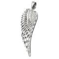 Hængende 37x12mm vinge Diamant Rhodium belagt Sølv 925