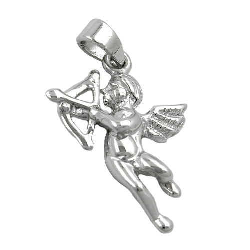 Vedhæng 20x14mm Angel Rhodium belagt sølv 925